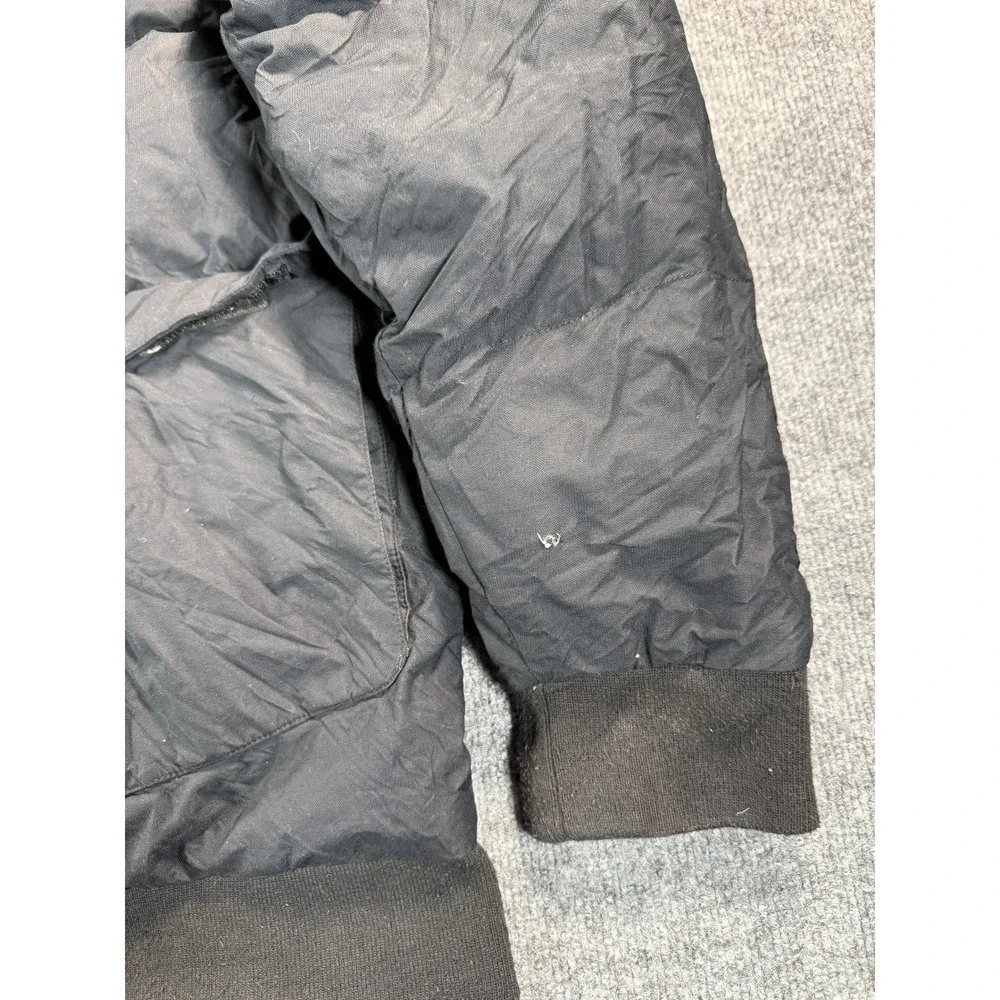 The North Face Mens Puffer Goose‎ Down 550 Jacket Mens XXL Black Hooded Full Zip